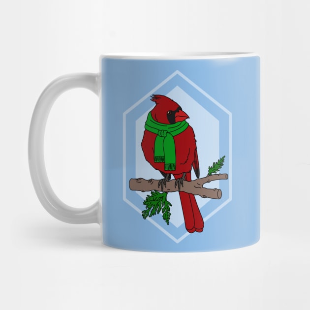 Chilly Cardinal by aglomeradesign